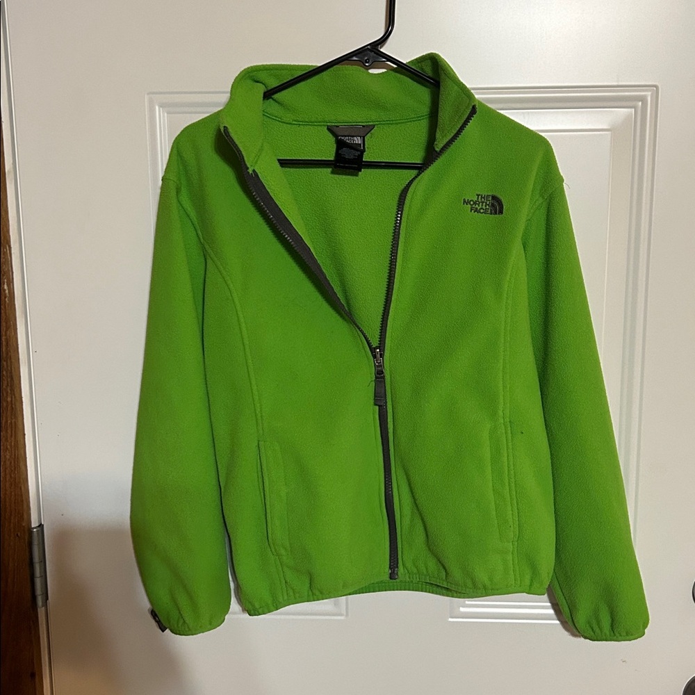 The North Face Bright Green Fleece Jacket
